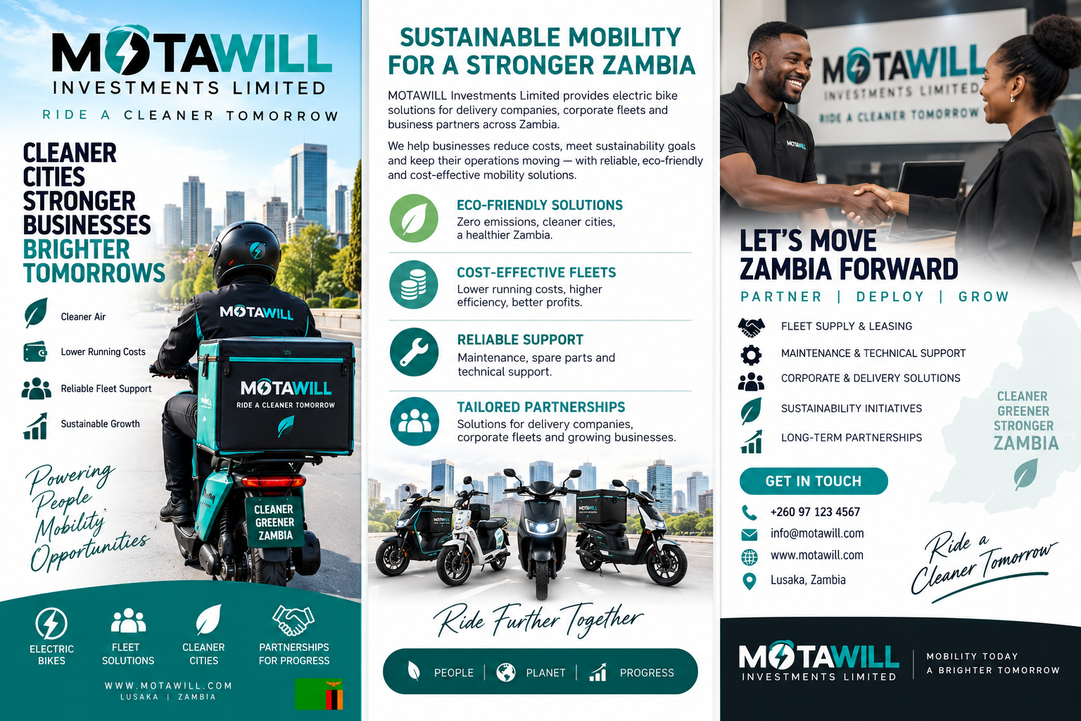 Motawill sustainable mobility brochure